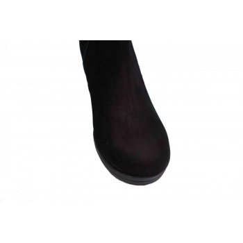 Skórzane botki tęgość G 1/2 obcas 8 cm